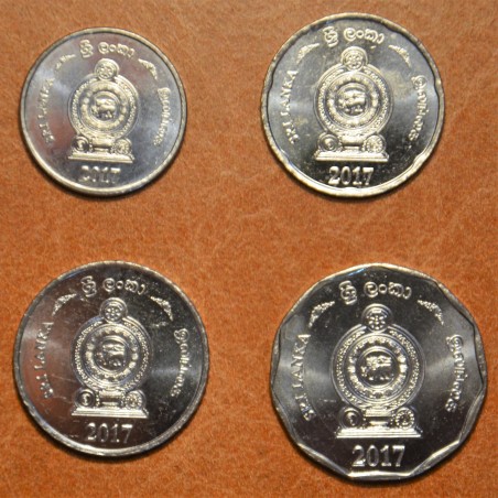 Euromince mince Srí Lanka 4 mince 2017 (UNC)
