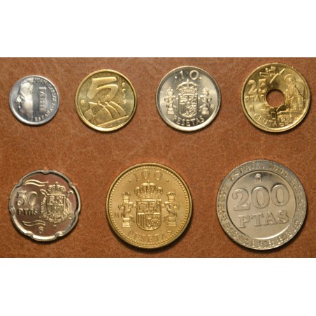 eurocoin eurocoins Spain 7 coins 1998 (UNC)