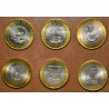 Euromince mince Rusko 6x 10 Rubľov 2007 (UNC)