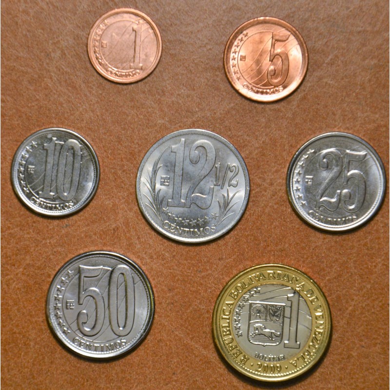 Euromince mince Venezuela 7 mincí 2007-2012 (UNC)