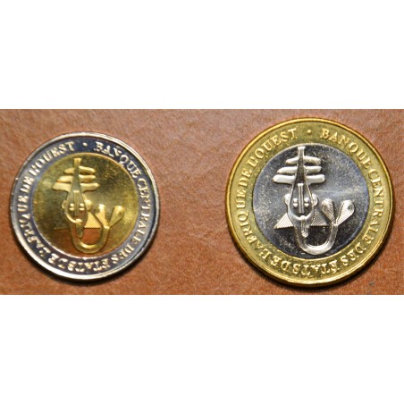 eurocoin eurocoins West African CFA franc 2 coins 2005 (UNC)