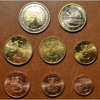 Set of 8 eurocoins Finland 2004 (UNC)