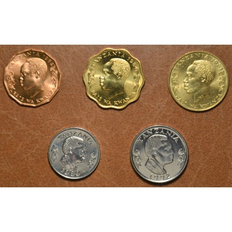 Euromince mince Tanzánia 5 mincí 1976-1992 (UNC)