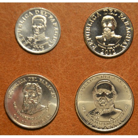 eurocoin eurocoins Paraguay 4 coins 1990 (UNC)