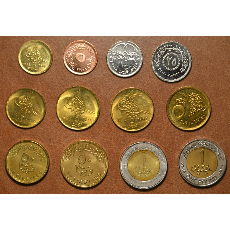 euroerme érme Egyiptom 12 érme (UNC)