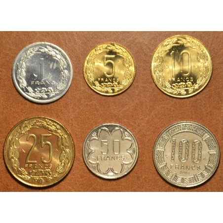 euroerme érme Közép Afrikai frank 6 érme 2003 (UNC)