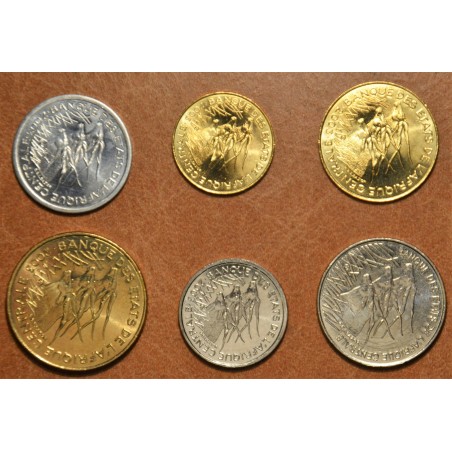 Euromince mince Stredooafrický frank 6 mincí 2003 (UNC)
