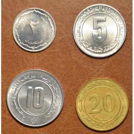 Euromince mince Alžírsko 4 mince 1964-1987 (UNC)