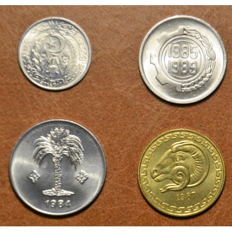 eurocoin eurocoins Algeria 4 coins 1964-1987 (UNC)