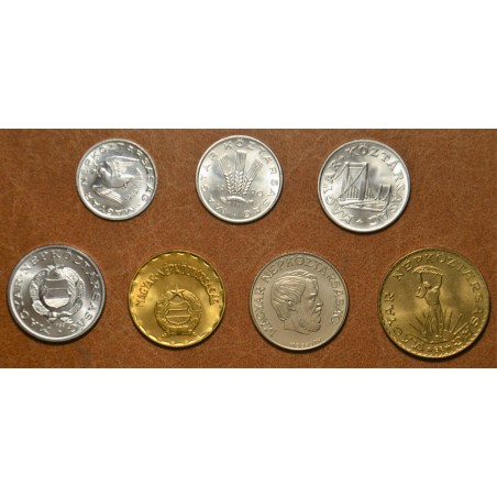 eurocoin eurocoins Hungary 7 coins 1988-1990 (UNC)