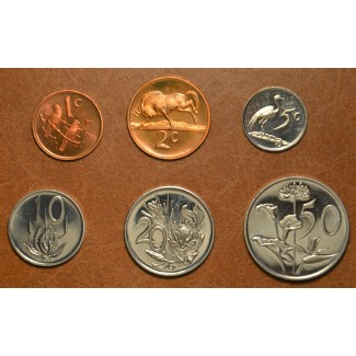 euroerme érme Dél-afrikai Köztársaság 6 érme 1974 (UNC)