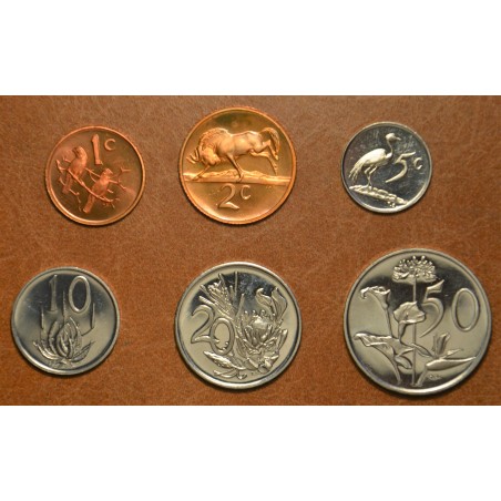 Euromince mince Južná Afrika 6 mincí 1974 (UNC)