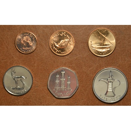 Euromince mince Spojené arabské emiráty 6 mincí 1996-2011 (UNC)