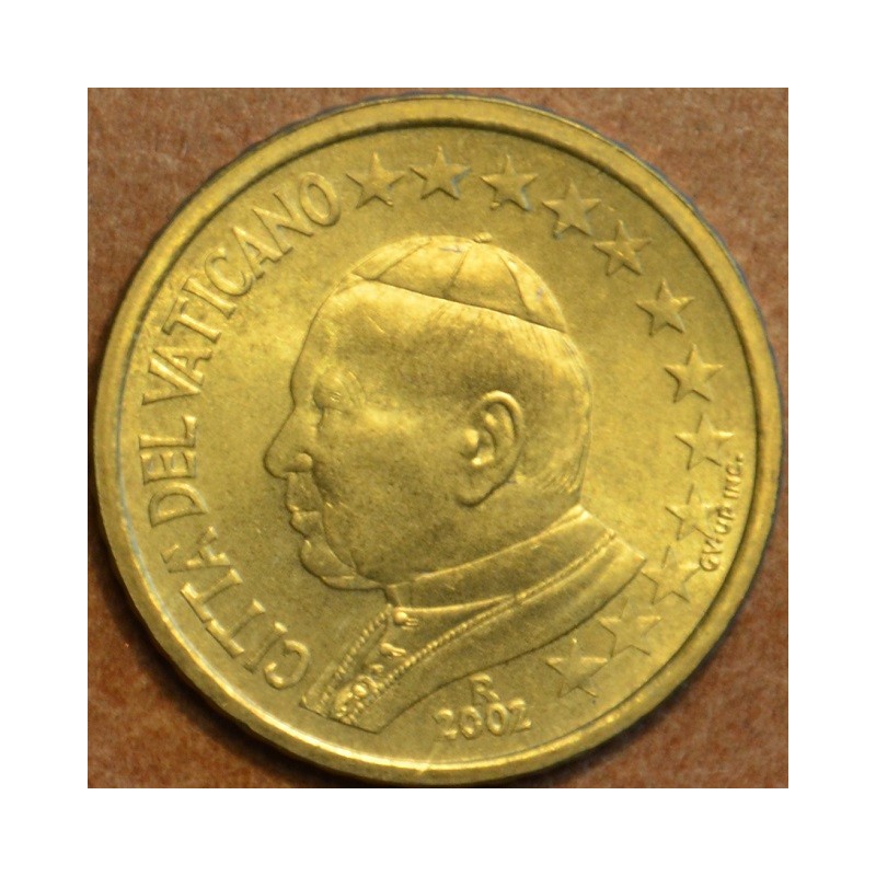 Euromince mince 50 cent Vatikán 2002 Ján Pavol II (BU)