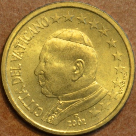 euroerme érme 50 cent Vatikán 2002 János Pál II (BU)