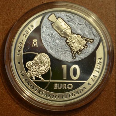 euroerme érme 10 Euro Spanyolország 2019 - A holdraszállás 50. évfo...