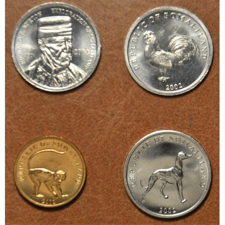 eurocoin eurocoins Somaliland 4 coins 2002 (UNC)