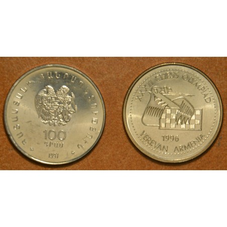 euroerme érme Örményország 2x 100 dram 1996-1997 (UNC)