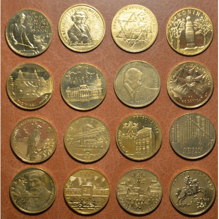 euroerme érme Lengyelország 16x 2 Zloty 2008 (UNC)