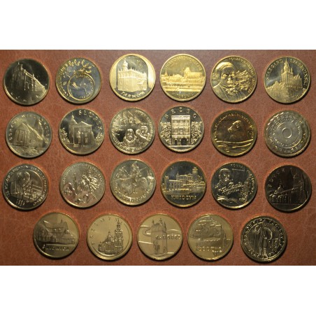 Euromince mince Poľsko 23x 2 Zloty 2007 (UNC)