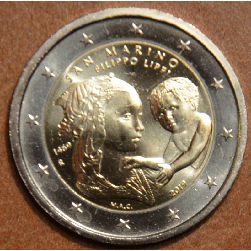 eurocoin eurocoins 2 Euro San Marino 2019 - Filippo Lippi (UNC)
