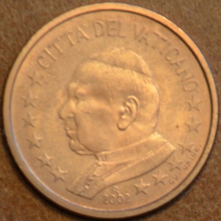 euroerme érme 1 cent Vatikán 2002 János Pál II (BU)