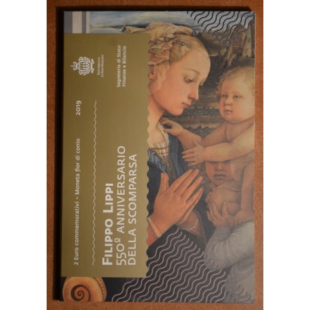 eurocoin eurocoins 2 Euro San Marino 2019 - Filippo Lippi (BU)