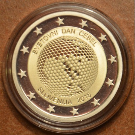 euroerme érme 2 Euro Szlovénia 2018 - A méhek világnapja (Proof)