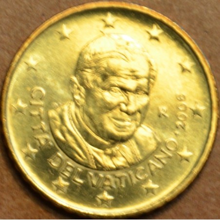 eurocoin eurocoins 50 cent Vatican 2006 His Holiness Pope Benedict ...