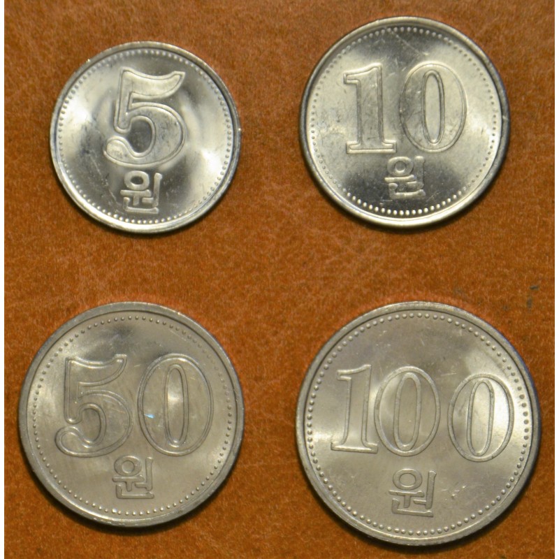 euroerme érme Észak-Korea 4 érme 2005 (UNC)