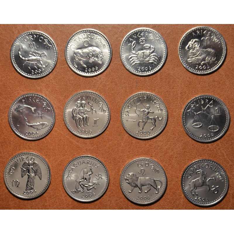 Euromince mince Soomaaliland 12x 10 shilling 2006 (UNC)