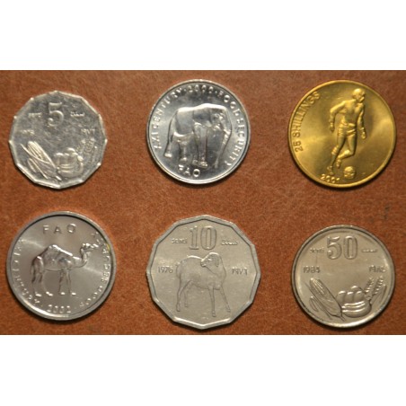 euroerme érme Szomália 6 mincí 1976-2001 (UNC)