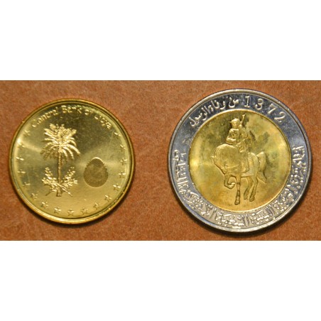 eurocoin eurocoins Libya 2 coins 2004-2014 (UNC)