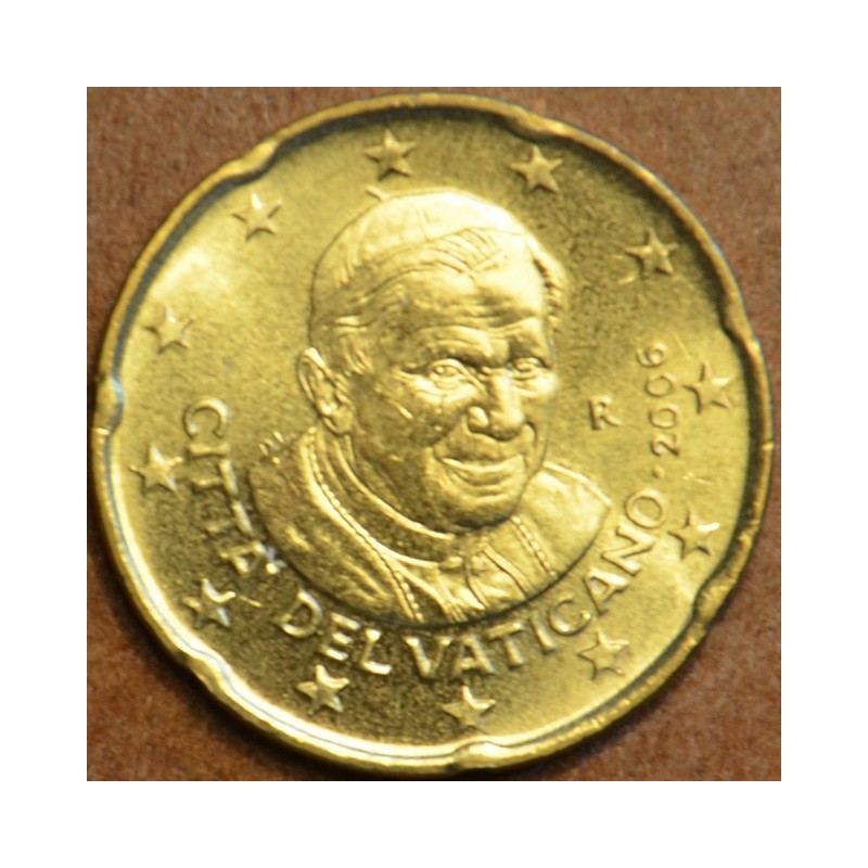 Euromince mince 20 cent Vatikán 2006 Benedikt XVI. (BU)