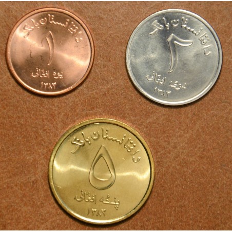 Euromince mince Afganistan 3 mince 2004-2005 (UNC)