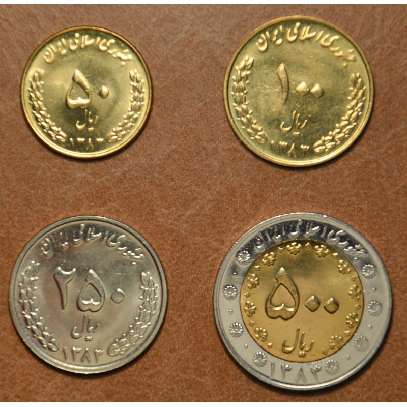 eurocoin eurocoins Iran 4 coins 2004-2005 (UNC)