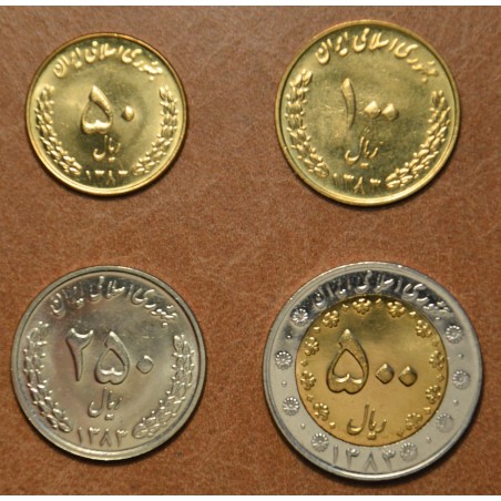 euroerme érme Irán 4 érme 2004-2005 (UNC)