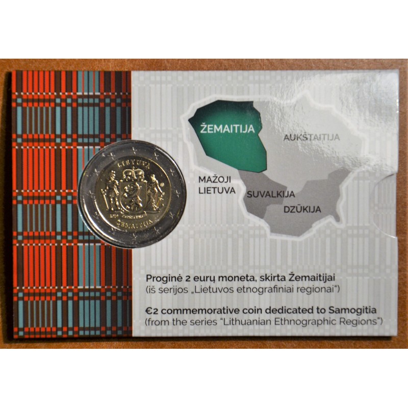 eurocoin eurocoins 2 Euro Lithuania 2019 - ZEMAITIJA (BU)