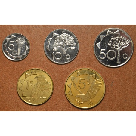 eurocoin eurocoins Namibia 5 coins 1993-2010 (UNC)