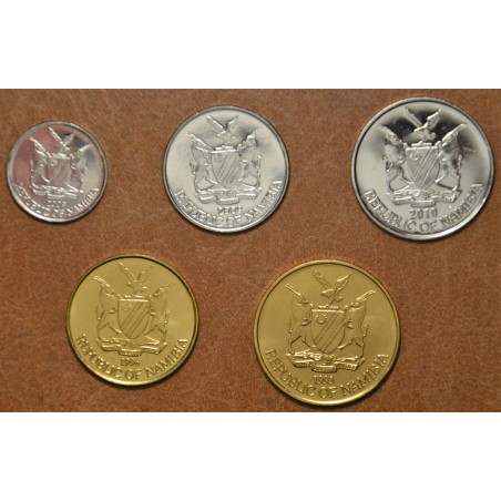 euroerme érme Namíbia 5 érme 1993-2010 (UNC)