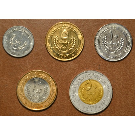 Euromince mince Mauritánia 5 mincí 2003-2010 (UNC)
