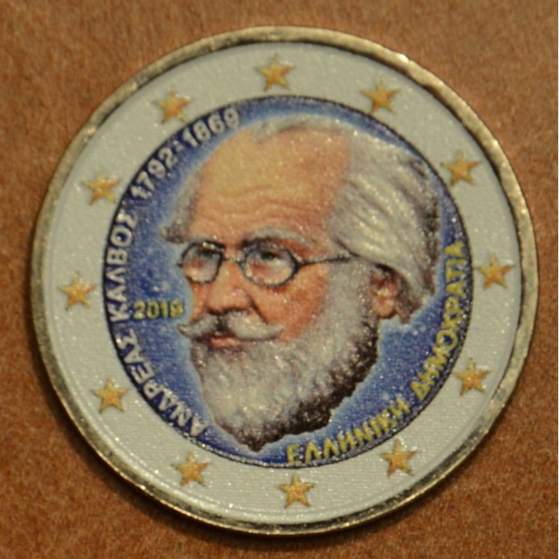 Euromince mince 2 Euro Grécko 2019 - Andreas Kalvos (farebná UNC)