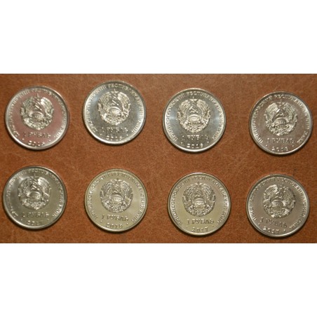 eurocoin eurocoins Transnistria 8x 1 rubles (UNC)