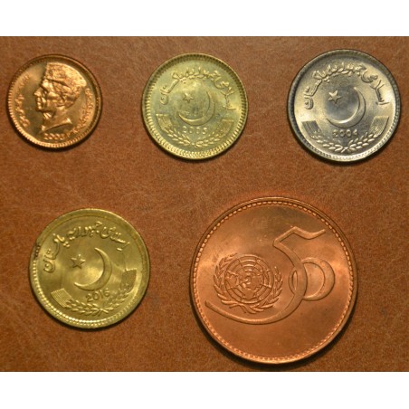 Euromince mince Pakistan 5 mincí 1995-2016 (UNC)