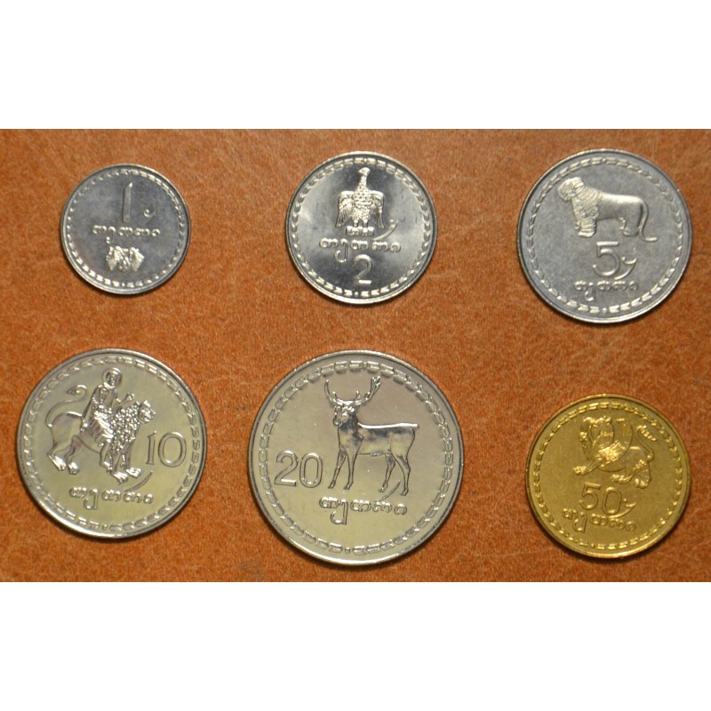 Euromince mince Gruzinsko 6 mincí 1993 (UNC)