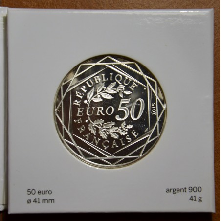 Euromince mince 50 Euro Francúzsko 2015 Asterix (BU)