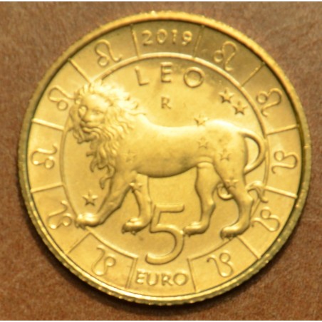 Euromince mince 5 Euro San Marino 2019 Zodiac: Lev (UNC)