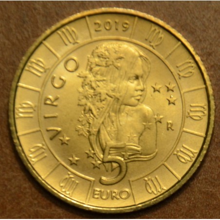 eurocoin eurocoins 5 Euro San Marino 2019 Zodiac: Virgin (UNC)