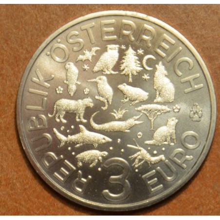 Euromince mince 3 Euro Rakúsko 2019 - Rak riečny (UNC)