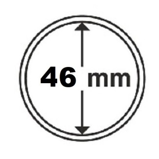 Euromince mince 46 mm Leuchtturm kapsula (10 ks)